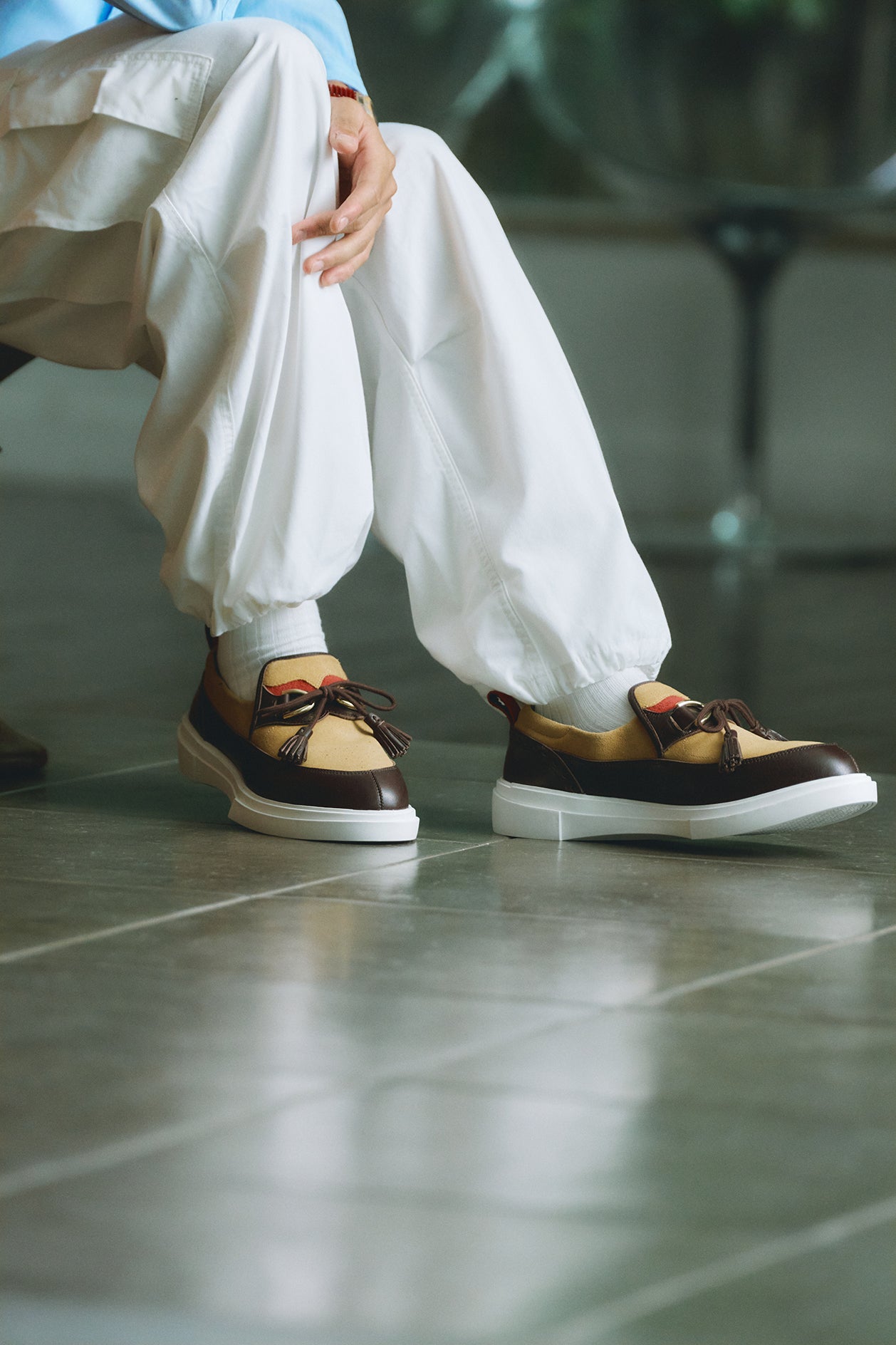 ZIN：BROWN/BEIGE