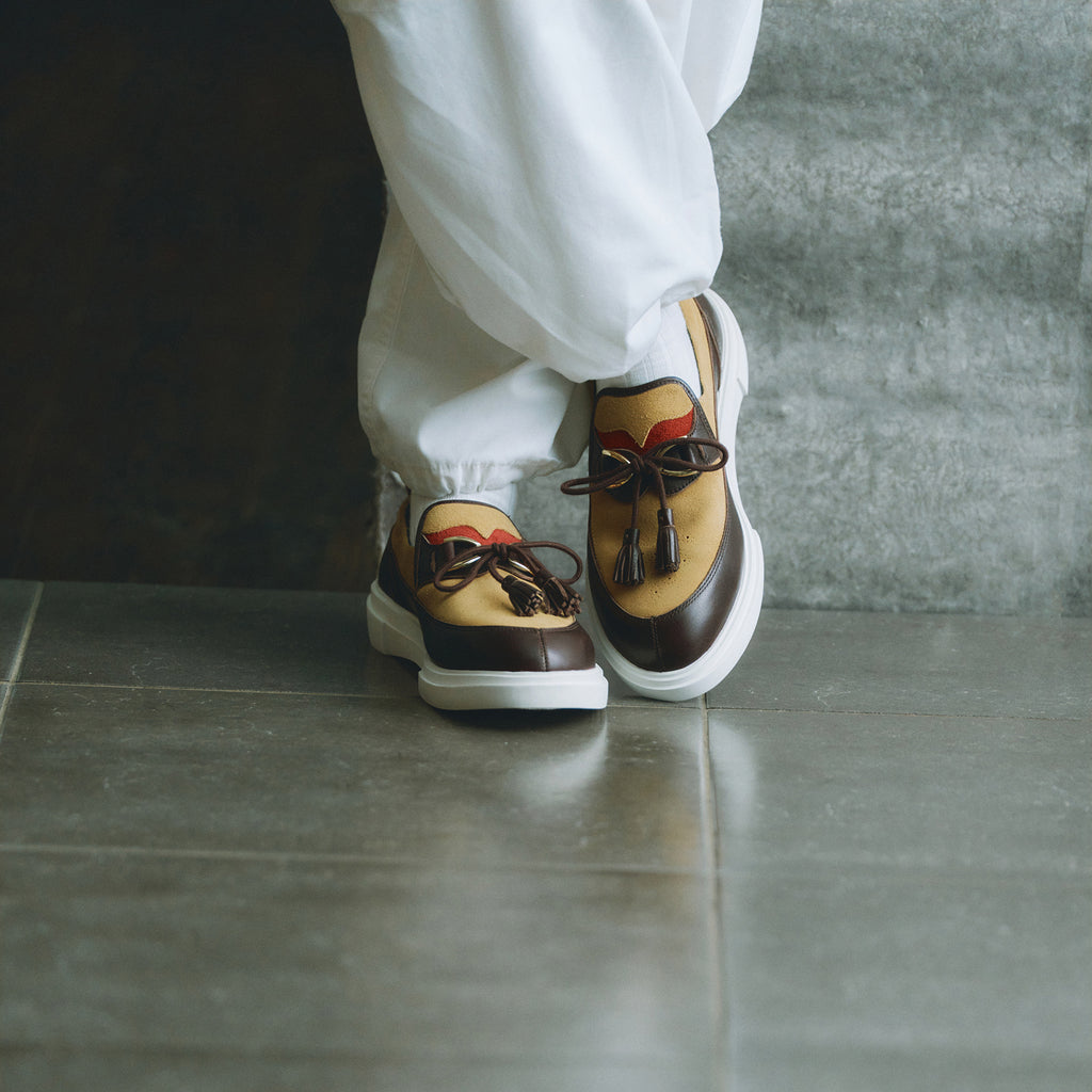 ZIN：BROWN/BEIGE