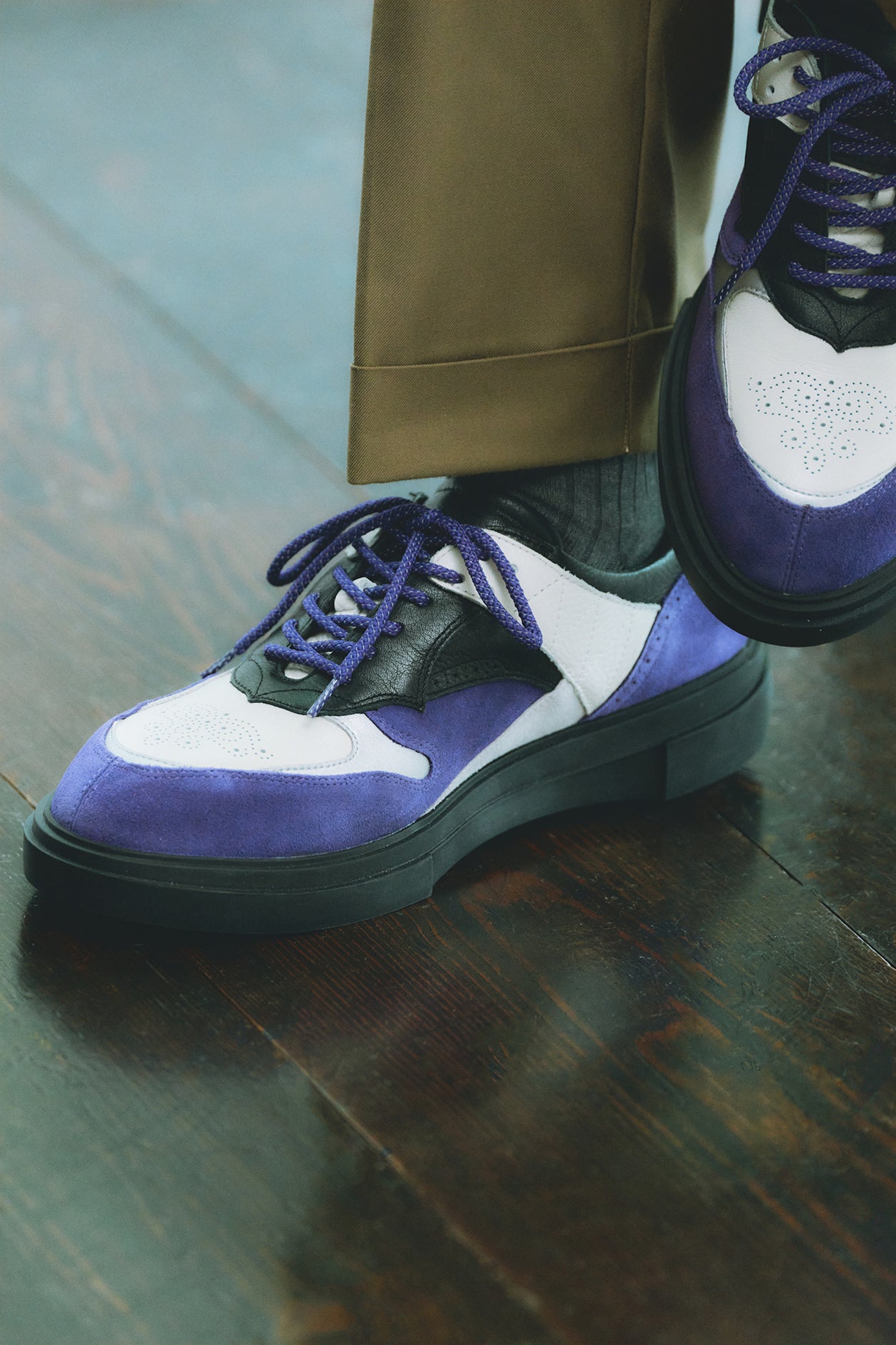 LEN：PURPLE/WHITE